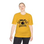 Unisex Split Happens Moisture Wicking Tee