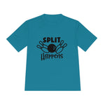 Unisex Split Happens Moisture Wicking Tee