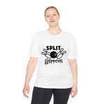 Unisex Split Happens Moisture Wicking Tee