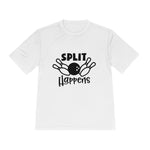 Unisex Split Happens Moisture Wicking Tee