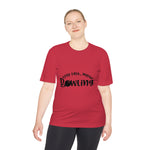 Unisex Less Talk More Bowling Moisture Wicking Tee