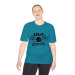 Unisex Split Happens Moisture Wicking Tee