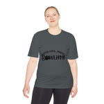 Unisex Less Talk More Bowling Moisture Wicking Tee