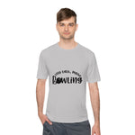 Unisex Less Talk More Bowling Moisture Wicking Tee