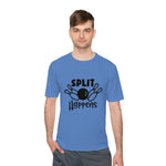 Unisex Split Happens Moisture Wicking Tee