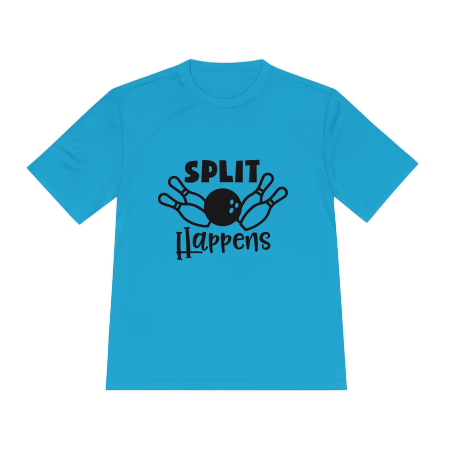 Unisex Split Happens Moisture Wicking Tee